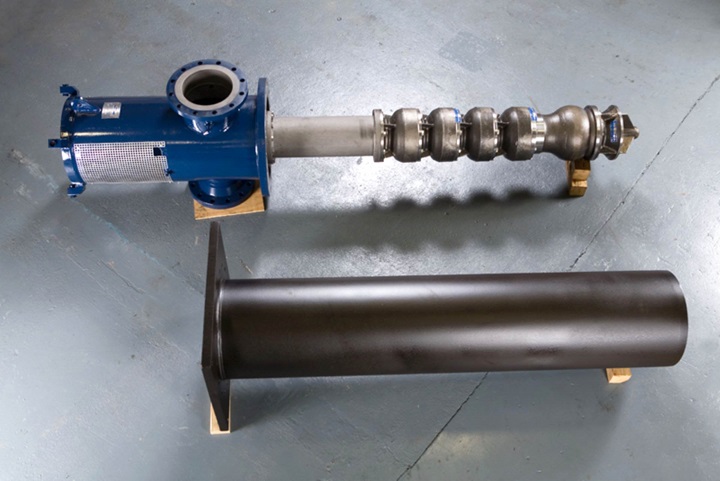 Double casing canister pump