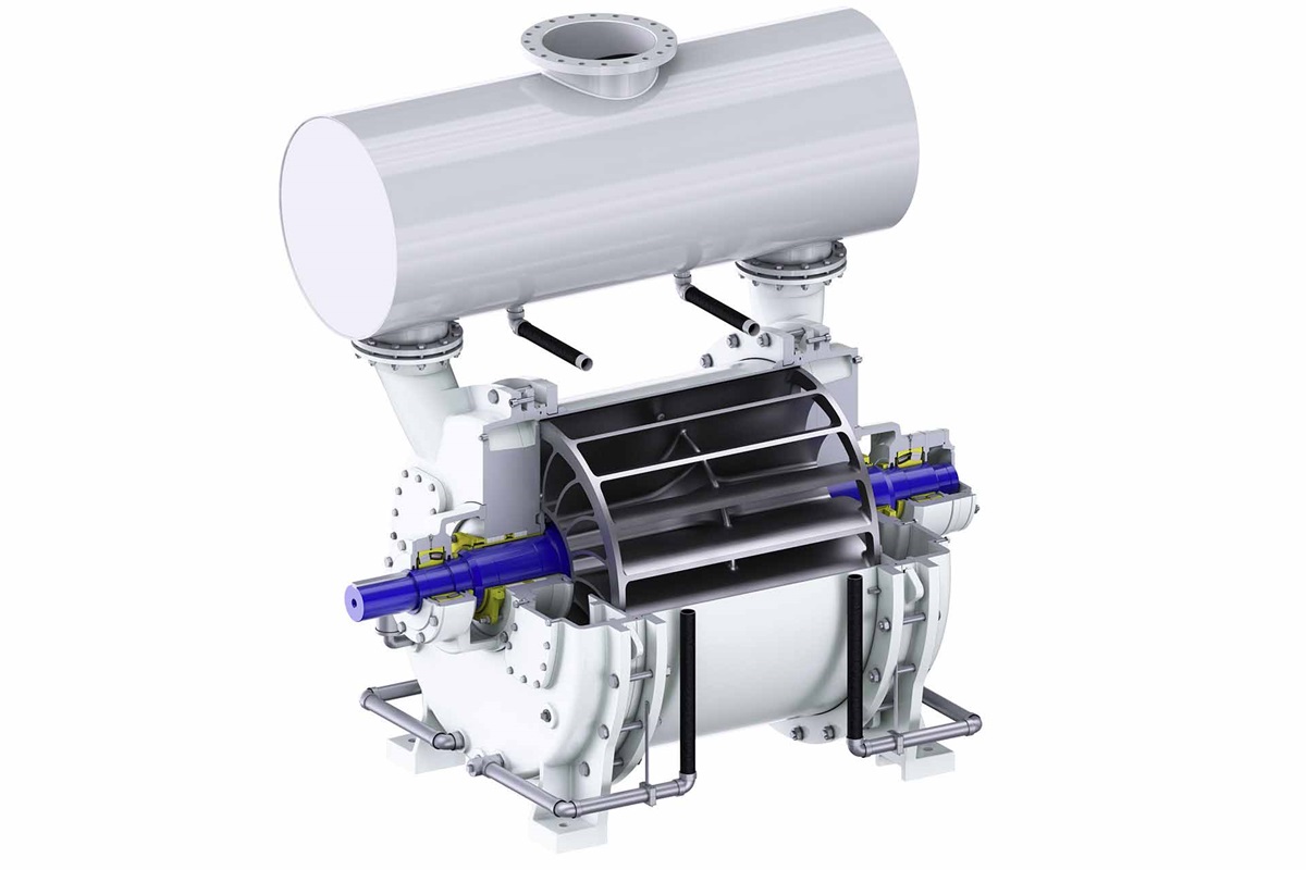 Liquid ring vacuum pump type Ensival Moret VRN