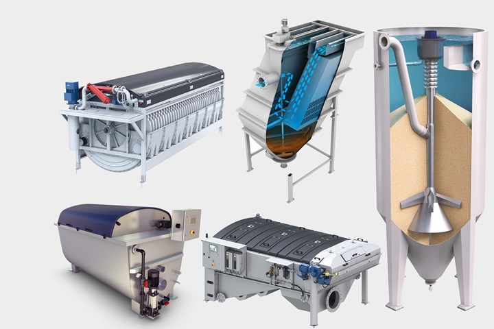 Nordic Water products - Screening, sedimentation and filtration solutions