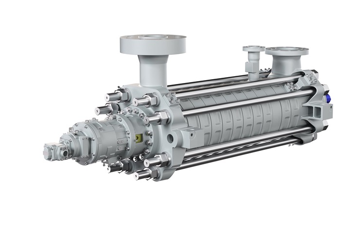 MD high-pressure stage casing pump - balance drum standard pressure